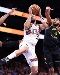 B体育官网-狄龙一根筋，太阳遭14分逆转，没有库里的勇士防守太好了